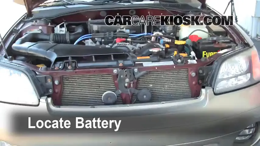 2001 Subaru Outback Limited 2.5L 4 Cyl. Wagon Battery Replace